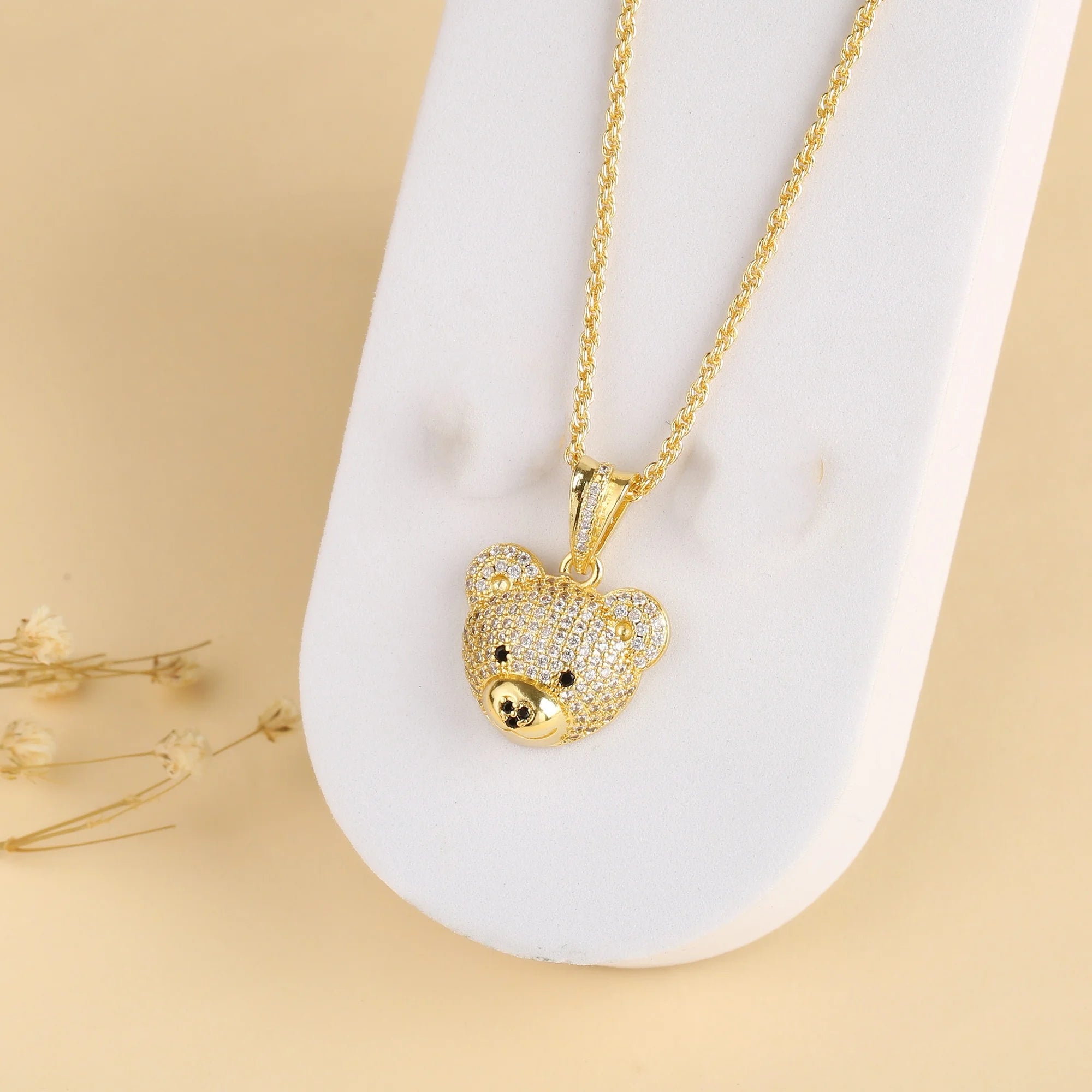 Collana e Orecchini Orsacchiotto Diamantato | CONFEZIONE REGALO INCLUSA