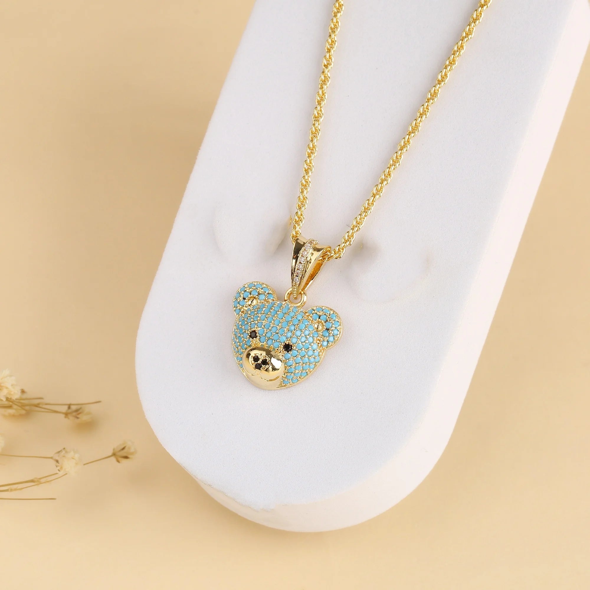 Collana e Orecchini Orsacchiotto Diamantato | CONFEZIONE REGALO INCLUSA