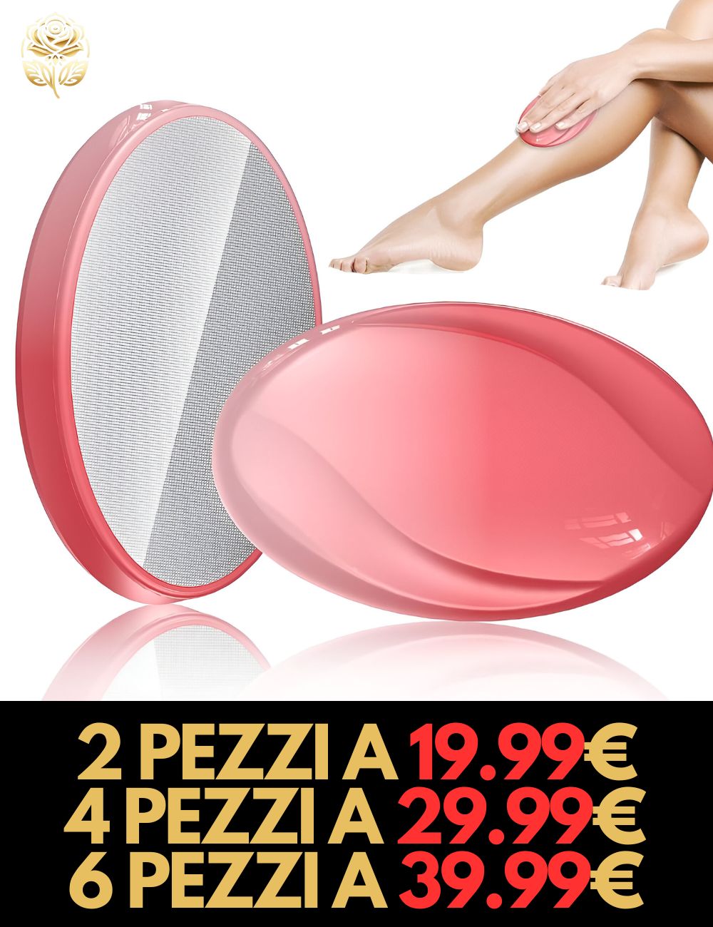 Epilatore Pro Crystal - La Soluzione Rivoluzionaria per una Depilazione Indolore e Efficace!