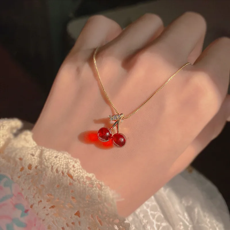 Collana Ciliegia Preziosa - CONFEZIONE REGALO INCLUSA!