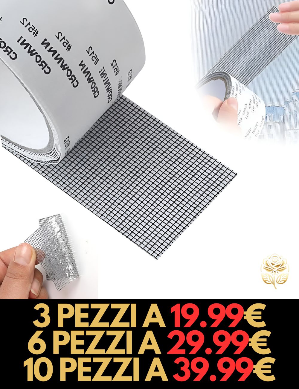 RiparaZanzarierePRO – Blocca gli insetti senza cambiare la zanzariera