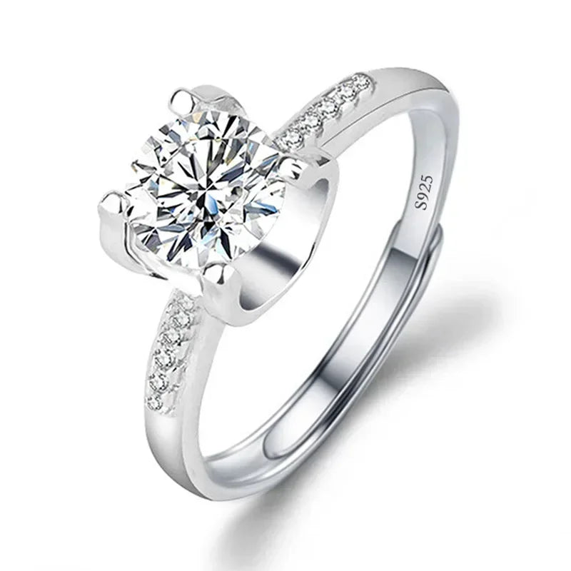 Solitari 1ct Moissanite | Collane, Anelli e Orecchini | Confezione regalo inclusa