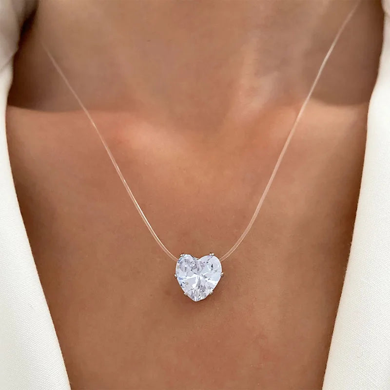 Collana Cuoricino Diamante | CONFEZIONE REGALO INCLUSA!