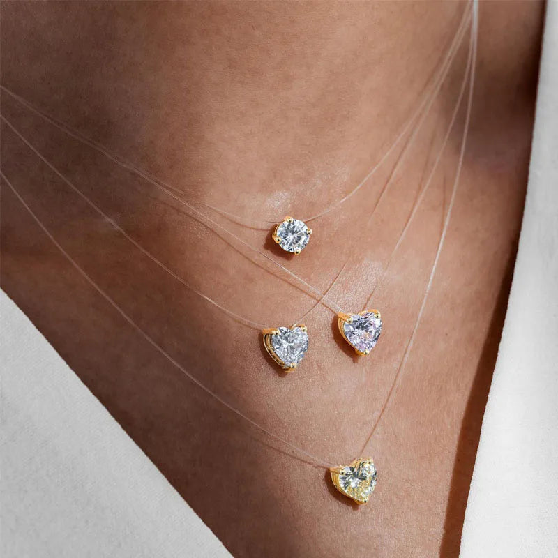 Collana Cuoricino Diamante | CONFEZIONE REGALO INCLUSA!