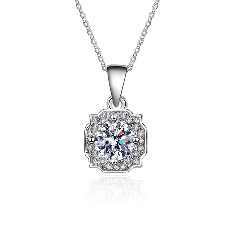 Solitari 1ct Moissanite | Collane, Anelli e Orecchini | Confezione regalo inclusa