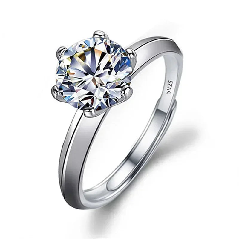 Solitari 1ct Moissanite | Collane, Anelli e Orecchini | Confezione regalo inclusa