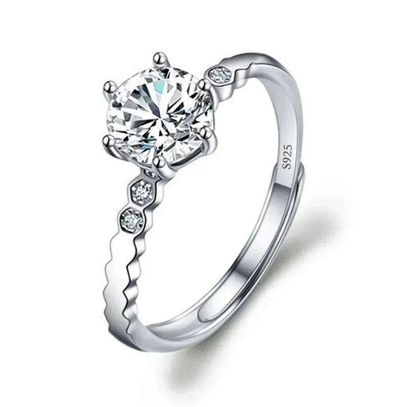 Solitari 1ct Moissanite | Collane, Anelli e Orecchini | Confezione regalo inclusa