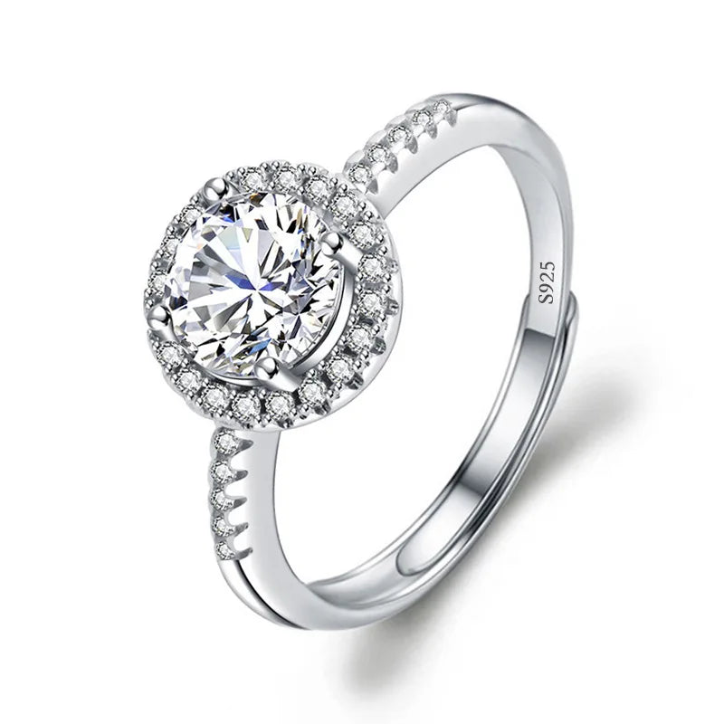 Solitari 1ct Moissanite | Collane, Anelli e Orecchini | Confezione regalo inclusa