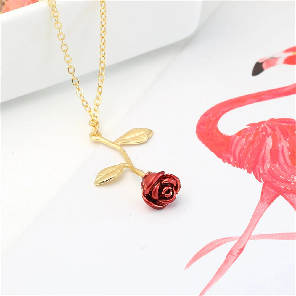 Collana Rosa 3D | CONFEZIONE REGALO INCLUSA!