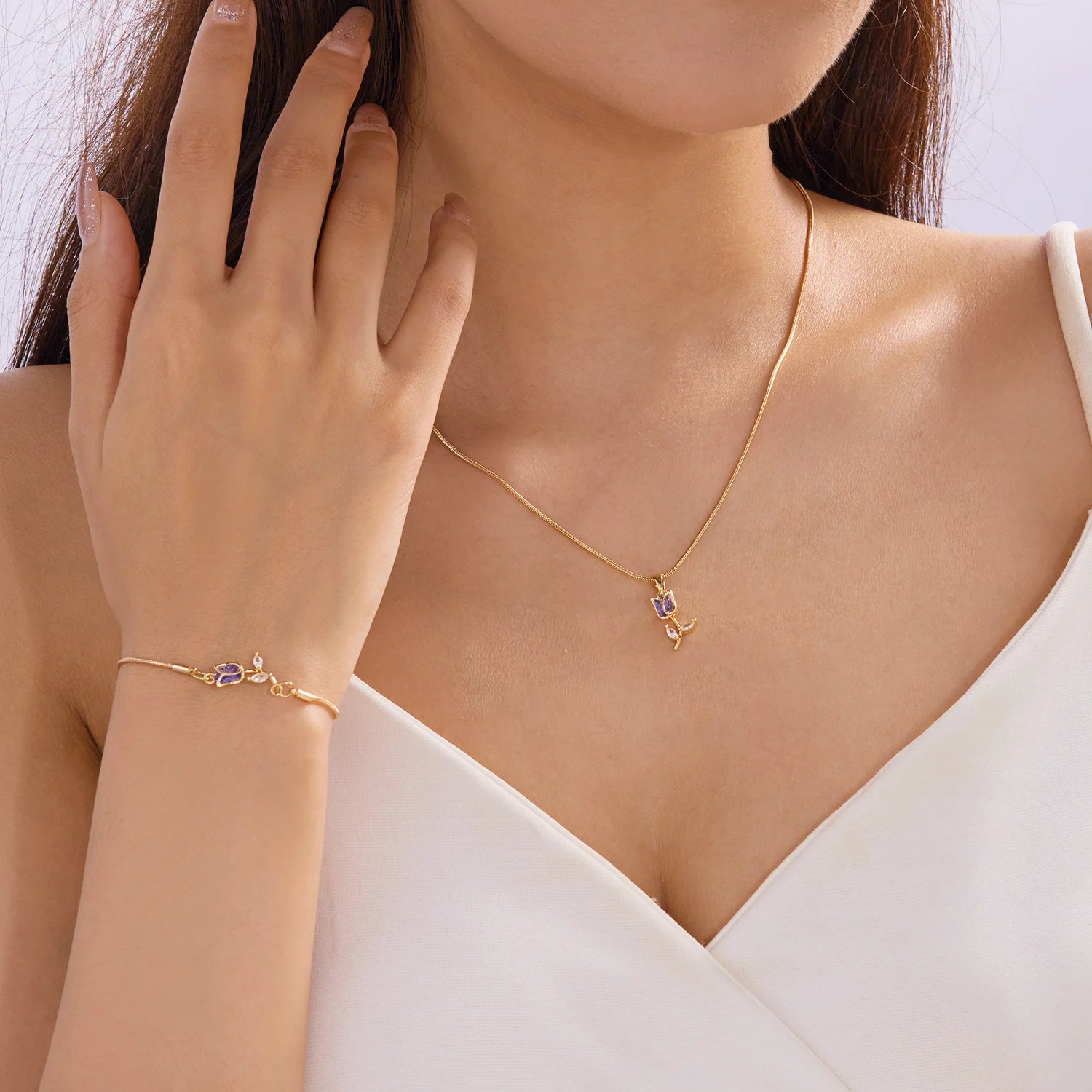 Collana Tulipano Fiorito | CONFEZIONE REGALO INCLUSA!
