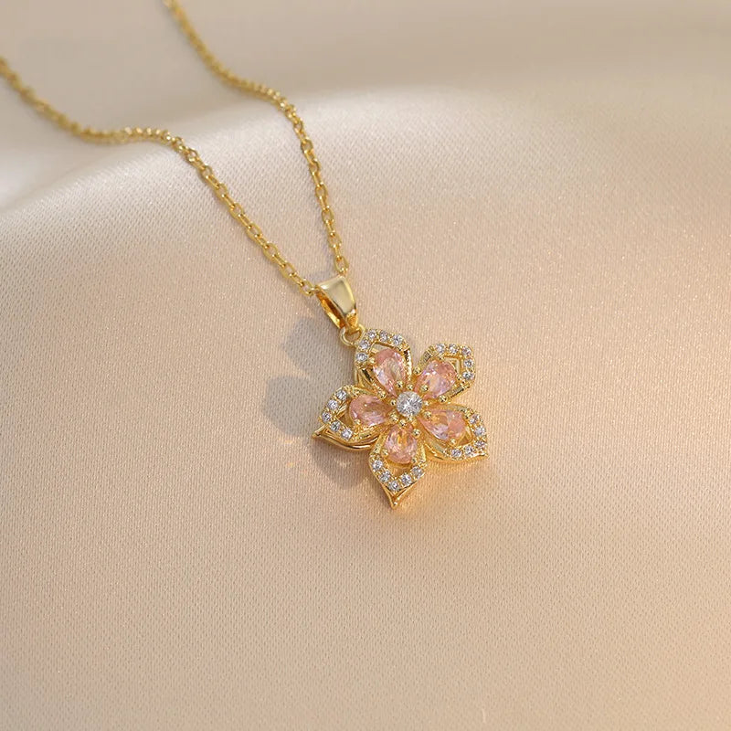 Collana Fiore Girevole | CONFEZIONE REGALO INCLUSA!