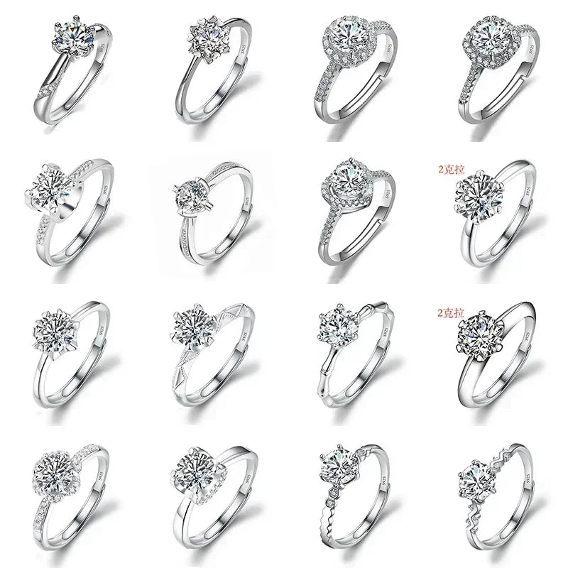 Solitari 1ct Moissanite | Collane, Anelli e Orecchini | Confezione regalo inclusa