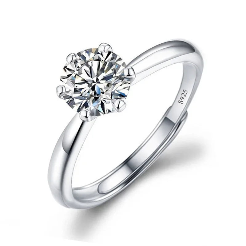 Solitari 1ct Moissanite | Collane, Anelli e Orecchini | Confezione regalo inclusa