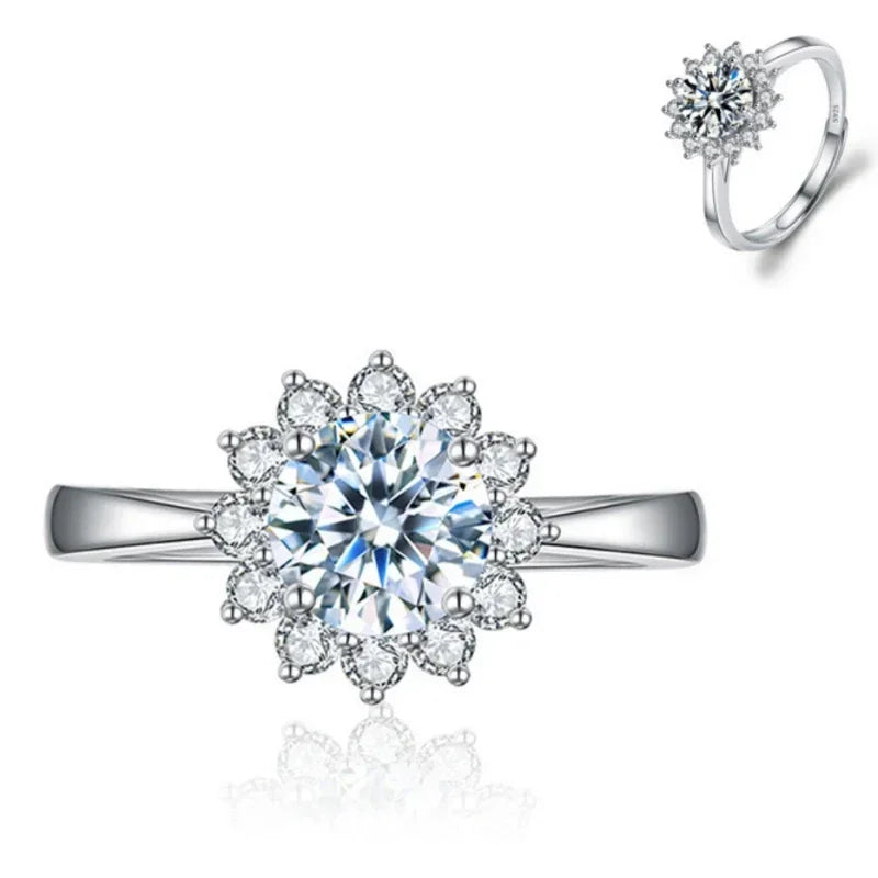 Solitari 1ct Moissanite | Collane, Anelli e Orecchini | Confezione regalo inclusa