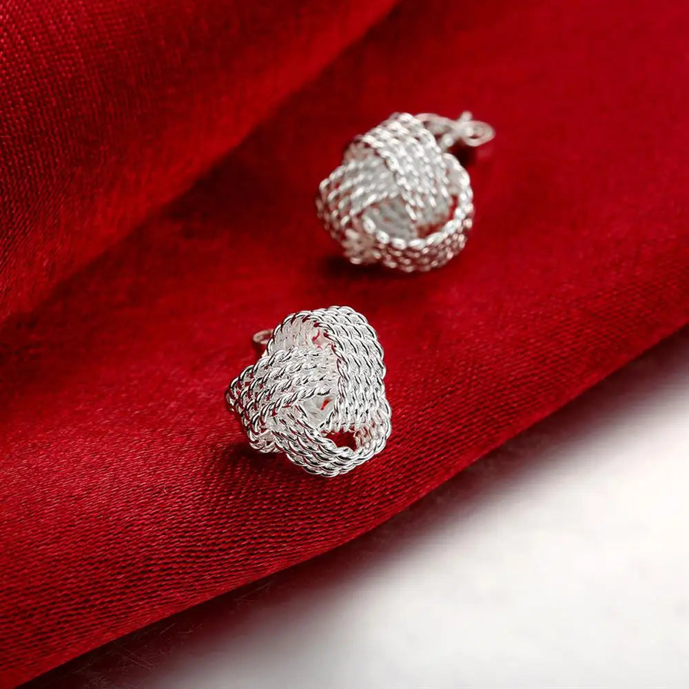 Collana con Orecchini Intrecciati | CONFEZIONE REGALO INCLUSA!