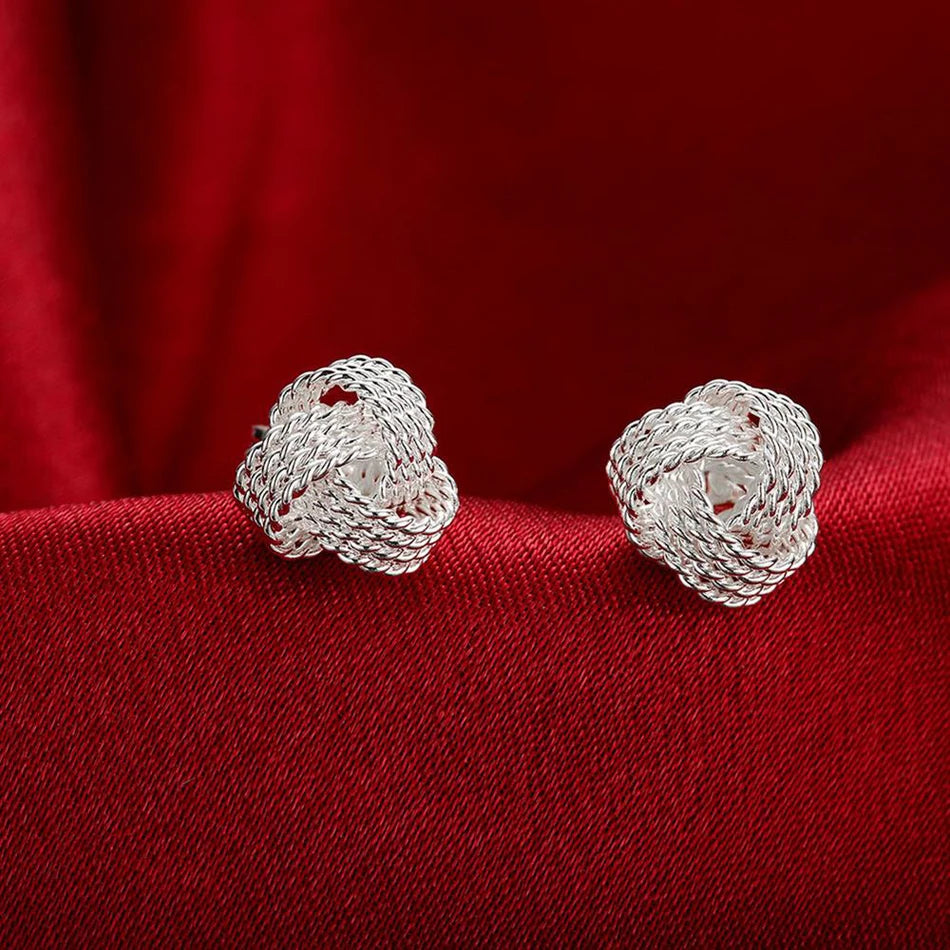 Collana con Orecchini Intrecciati | CONFEZIONE REGALO INCLUSA!