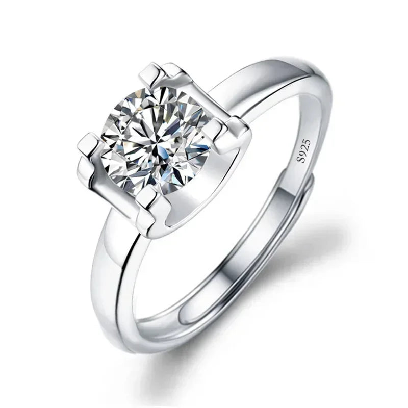 Solitari 1ct Moissanite | Collane, Anelli e Orecchini | Confezione regalo inclusa
