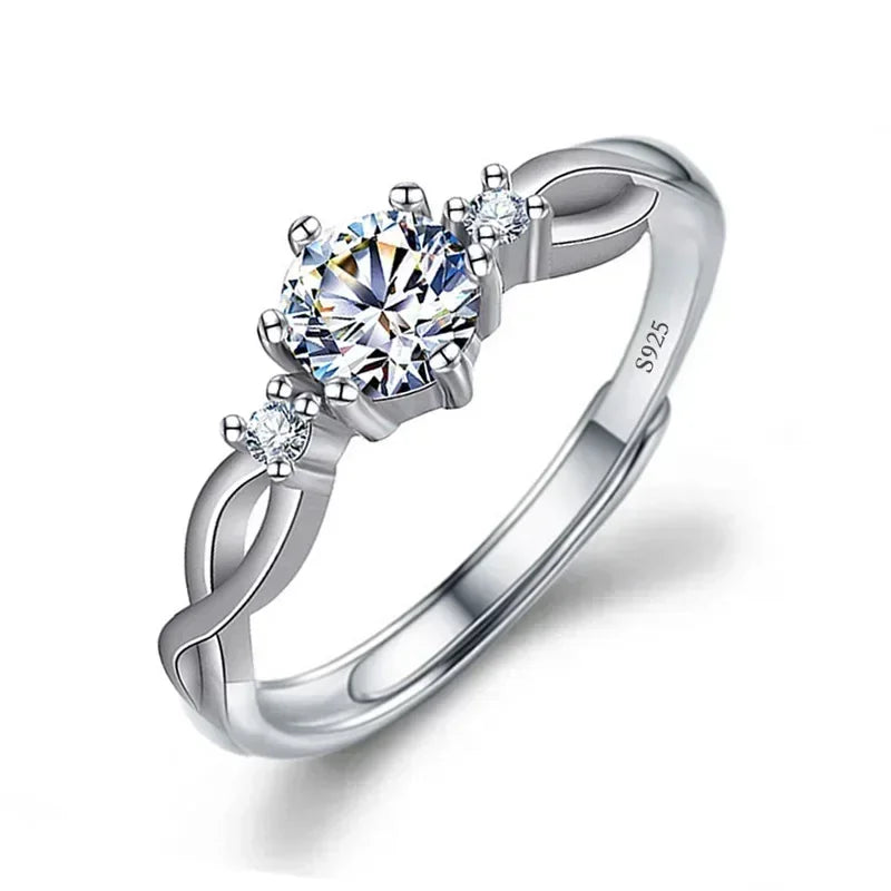 Solitari 1ct Moissanite | Collane, Anelli e Orecchini | Confezione regalo inclusa