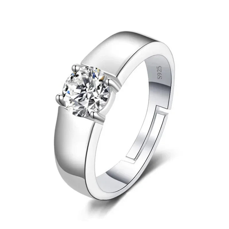 Solitari 1ct Moissanite | Collane, Anelli e Orecchini | Confezione regalo inclusa