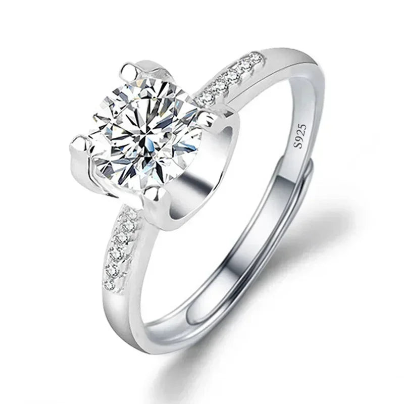 Solitari 1ct Moissanite | Collane, Anelli e Orecchini | Confezione regalo inclusa
