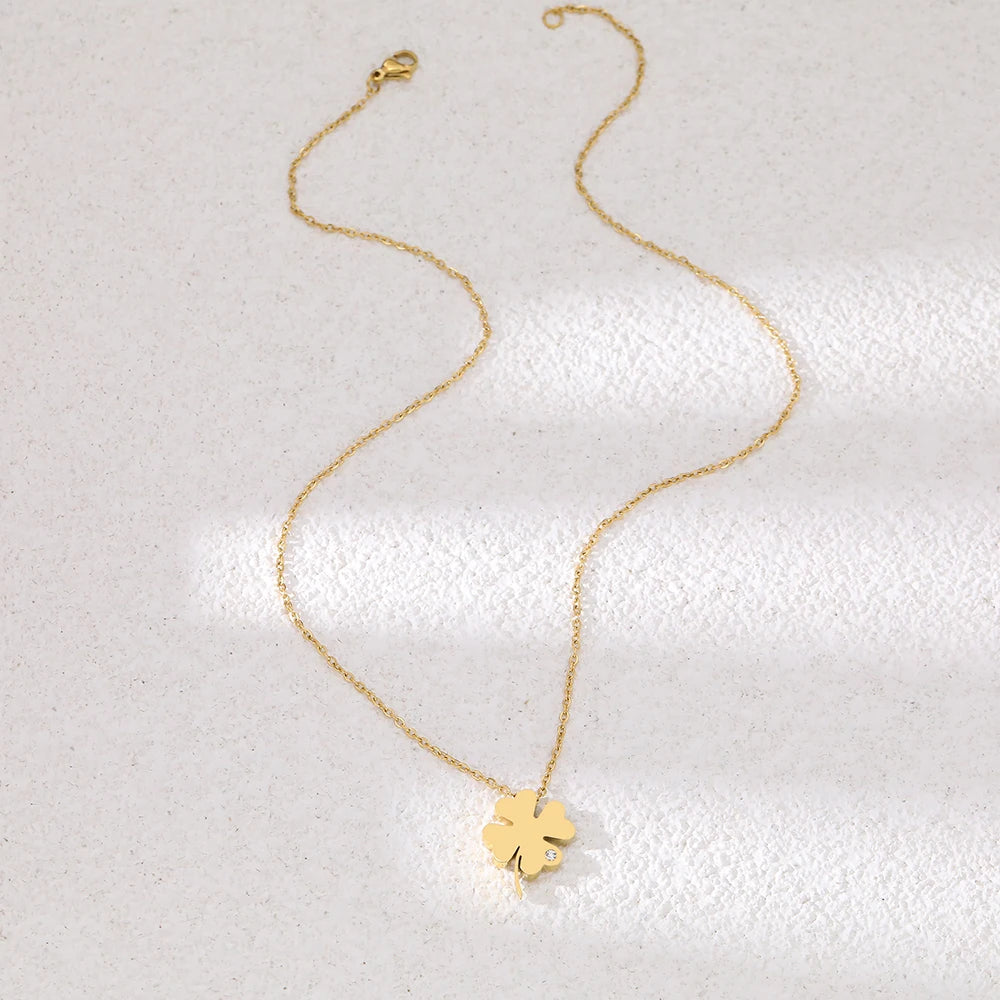Collana Quadrifoglio Punto Luce | CONFEZIONE REGALO INCLUSA!