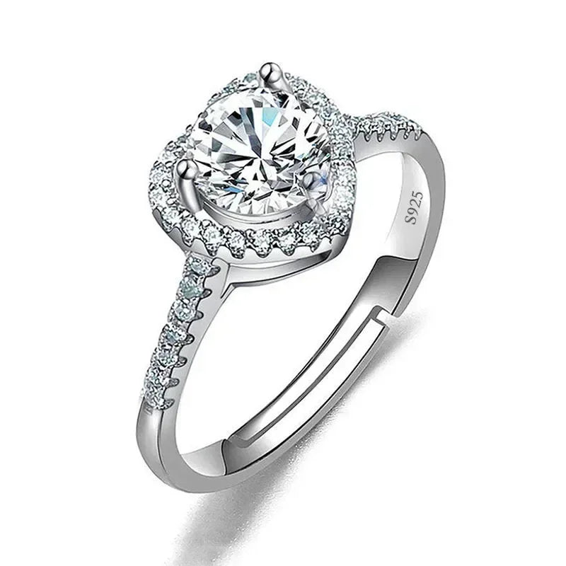 Solitari 1ct Moissanite | Collane, Anelli e Orecchini | Confezione regalo inclusa
