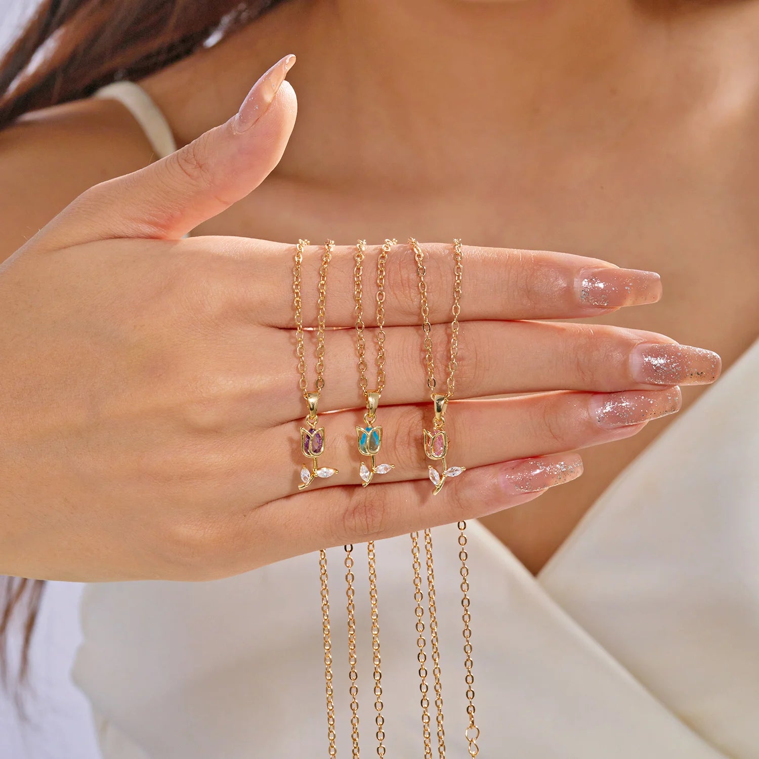 Collana Tulipano Fiorito | CONFEZIONE REGALO INCLUSA!
