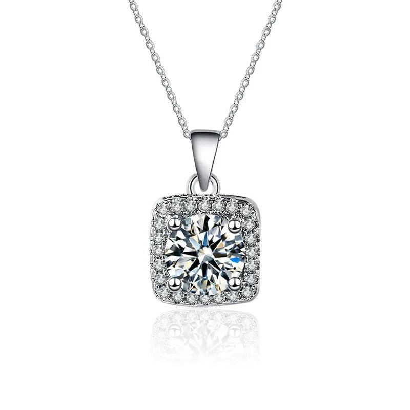 Solitari 1ct Moissanite | Collane, Anelli e Orecchini | Confezione regalo inclusa