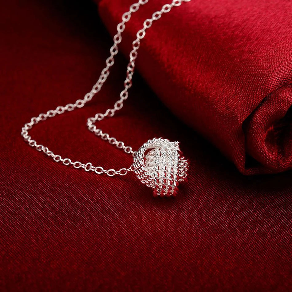 Collana con Orecchini Intrecciati | CONFEZIONE REGALO INCLUSA!