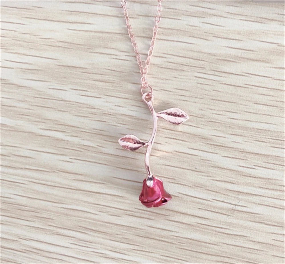 Collana Rosa 3D | CONFEZIONE REGALO INCLUSA!