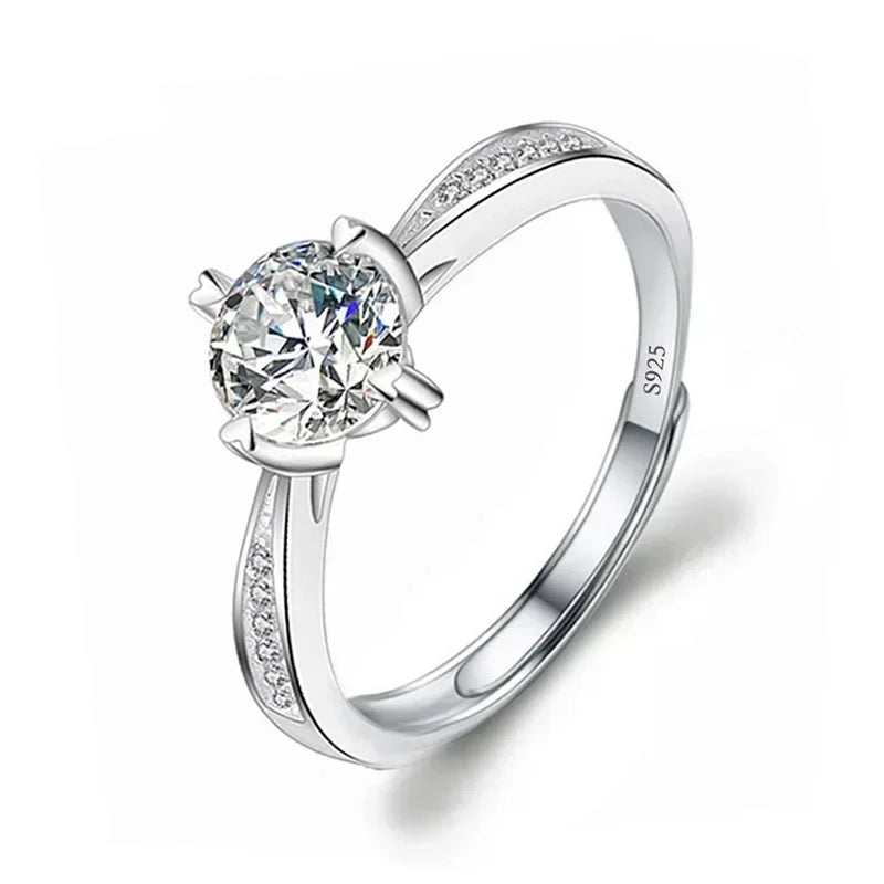 Solitari 1ct Moissanite | Collane, Anelli e Orecchini | Confezione regalo inclusa