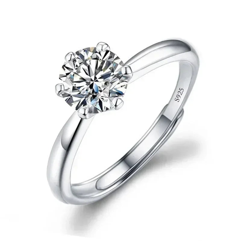 Solitari 1ct Moissanite | Collane, Anelli e Orecchini | Confezione regalo inclusa