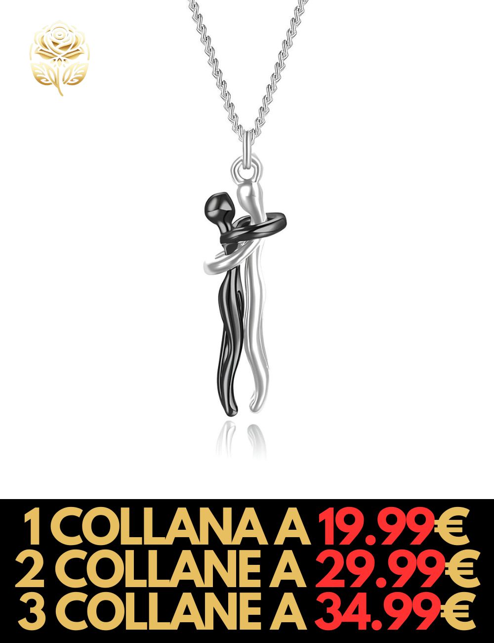 Collana Abbraccio Eterno: Il Regalo Perfetto per Chi Ami ! CONFEZIONE REGALO INCLUSA